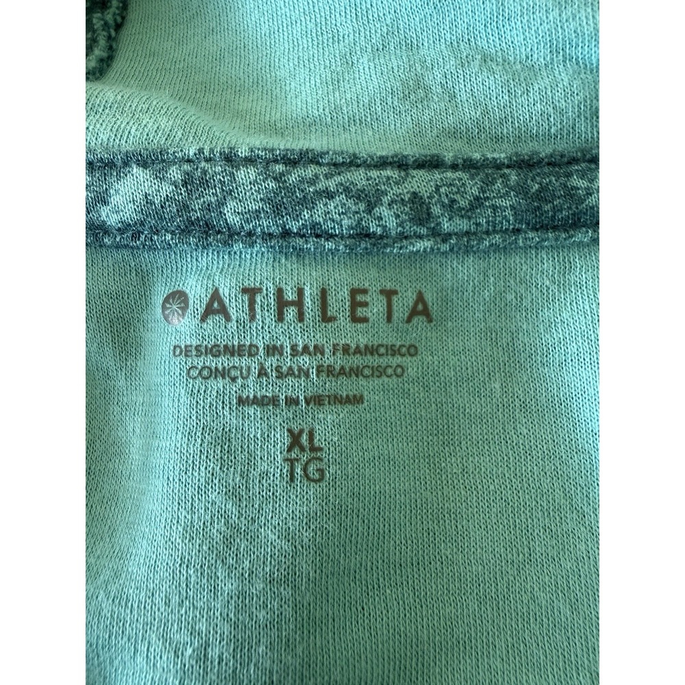 Athleta $98 Women's Sundown Alliance Hoodie XL Sweatshirt Cottage Blue Pullover - Picture 5 of 6